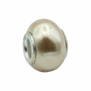Shell Bead - Large Hole - 13mm - Cream