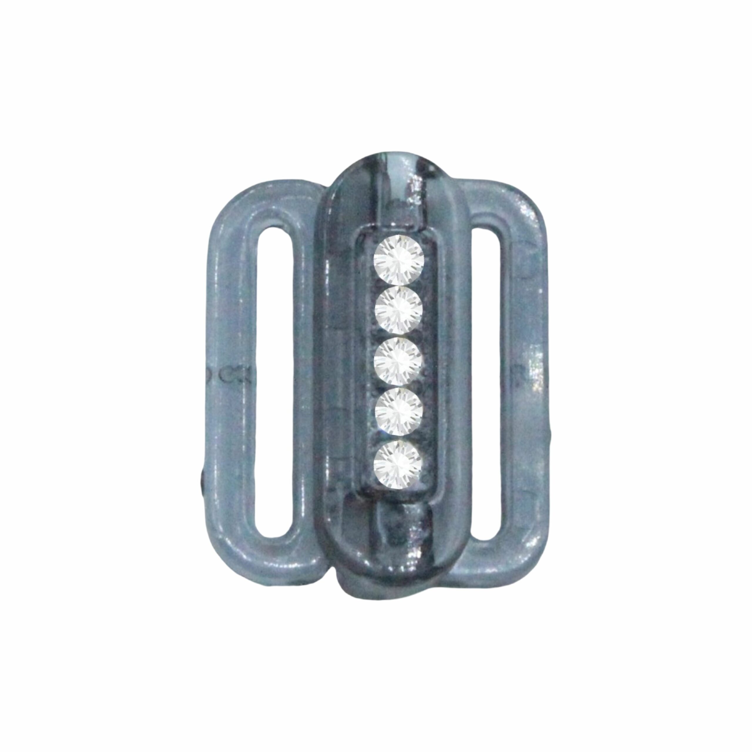 Swarovski 1734 - Fastener - Rectangle - 17mm – Greige / Crystal F