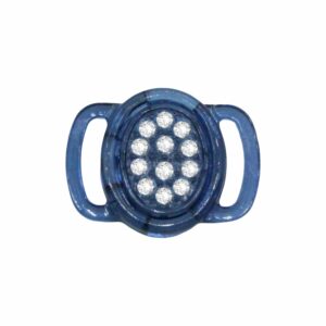 Swarovski 1734 - Fastener - Oval - 21mm – Montana / Crystal F