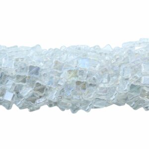 Tribal Cross Bead - 9mm - AB - 85cm Strand