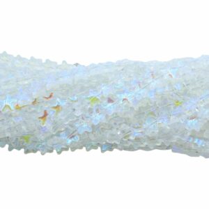 Star Bead - 9mm - AB - 70cm Strand