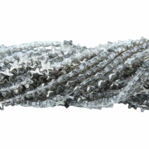 Star Bead - 9mm - Grey Diamond - 70cm Strand