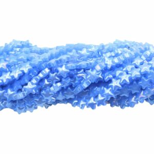 Star Bead - 9mm - Blue Opal AB - 70cm Strand