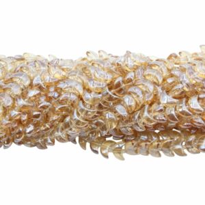 Moon Bead - 14mm - Golden Shadow - 65cm Strand
