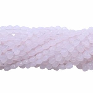 Heart Bead - 8mm - Rose Opal - 75cm Strand
