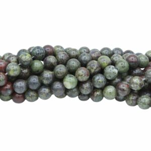 Dragon Blood Jasper - 6mm Round - 39cm Strand