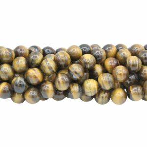 Tiger Eye - 12mm Round - 39cm Strand