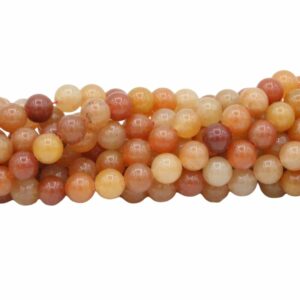 Red Aventurine - 6mm Round - 39cm Strand