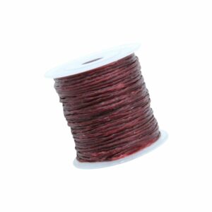 Waxed Nylon – 1mm – Maroon – 45 Meters