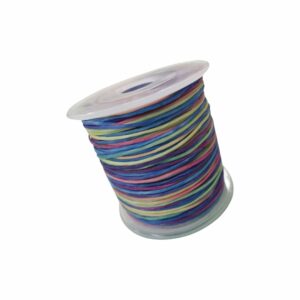 Waxed Nylon – 1mm – Multi #5 – 45 Meters