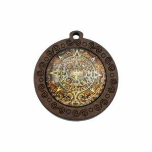 Aztec Inspired Pendant - 38mm