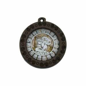 Aztec Inspired Pendant - 38mm