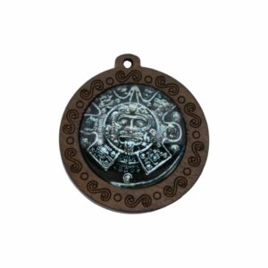 Aztec Inspired Pendant - 38mm