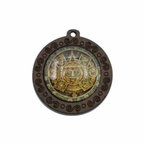 Aztec Inspired Pendant - 38mm