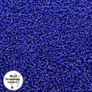 Seed Bead - 15/0 - Dark Blue Silverlined - Price Per Gram