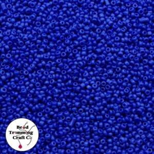 Seed Bead - 15/0 - Blue Opaque - Price Per Gram