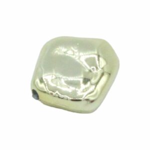 Gold Dimpled Diamond Bead - 17mm