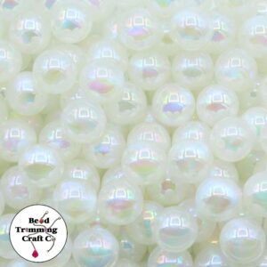 Mermaid Bead - Round - AB – 12mm