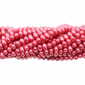 Potato Pearl - 8mm - Indian Pink - 44cm Strand