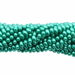 Potato Pearl - 8mm - Green - 44cm Strand