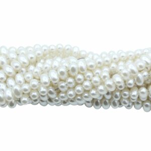 Potato Pearl - 8mm - Cream - 44cm Strand