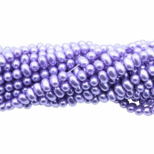 Potato Pearl - 8mm - Purple - 44cm Strand