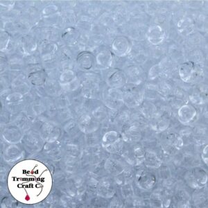 Pony Beads – 7mm – Clear Transparent - Price per gram
