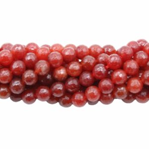 Red Aventurine - 8mm Faceted - 41cm Strand