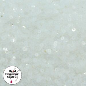 Sequin - Round - Flat – 3mm – Clear - Price per gram