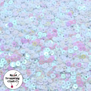Sequin - Round - Flat – 2mm – Mother Of Pearl - Price per gram