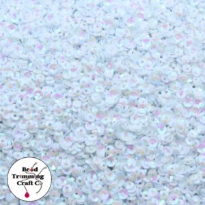 Sequin - Round - Cup – 2mm – Mother Of Pearl - Price per gram