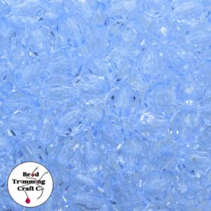 Round Faceted - 12mm - Lt Sapphire