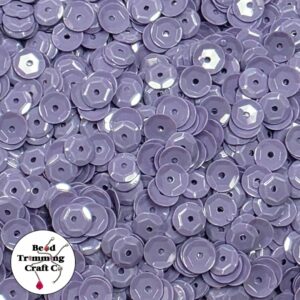 Sequin - Round - Cup – 10mm – Purple Light Tanzanite - Price per gram