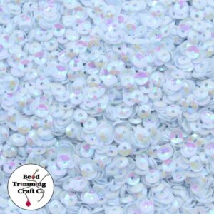 Sequin - Round - Cup – 4mm – Mother Of Pearl - Price per gram