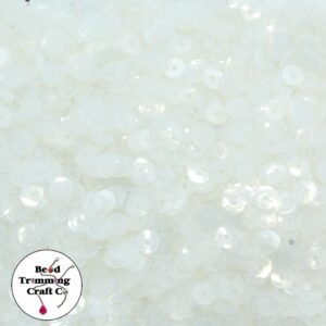 Sequin - Round - Flat – 5mm – Clear - Price per gram