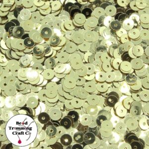 Sequin - Round - Flat – 5mm – Gold - Price per gram