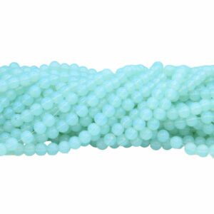 Round - Glass - 10mm - Pacific Opal - 75cm Strand