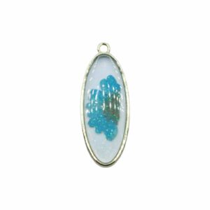 Pressed Flower Drop - Oval - 38 x 15mm