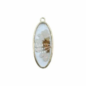Pressed Flower Drop - Oval - 38 x 15mm