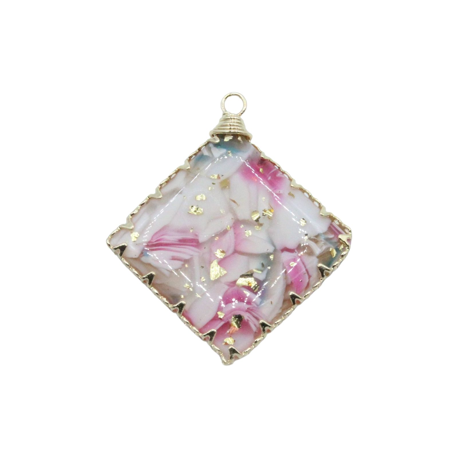 Resin Drop - Diamond - 29 x 31mm