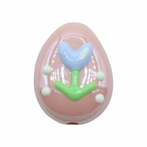 Floral Drop - 25 x 20mm - Peach