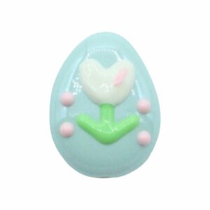 Floral Drop - 25 x 20mm - Green