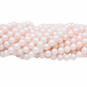 Pastel Pearl - Glass - 4mm - Pink - 40cm Strand