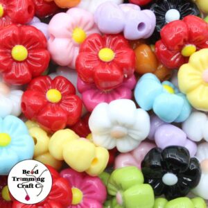 Flower - 19mm - Mix Colour