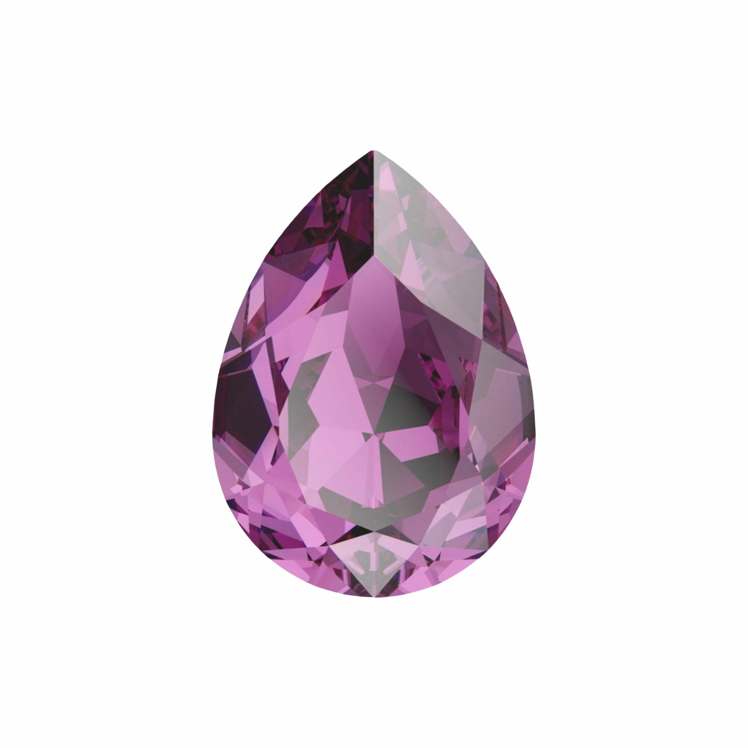 Swarovski 4320 – Pear - 14 x 10mm - Amethyst Unf