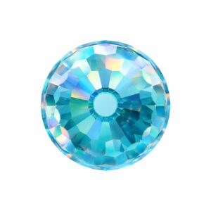 Swarovski 4861 - Fireball Fancy Stone - 14mm - Blue Zircon AB CAL