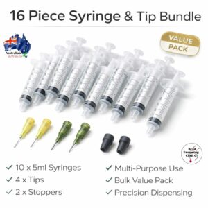 16 Piece Syringe & Tip Bundle