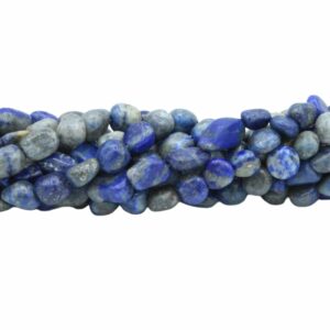 6 to 8mm Nugget Shape Bead - Lapis - 39cm Strand