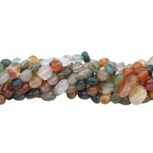 6 to 8mm Nugget Shape Bead - Mixed Stone - 39cm Strand