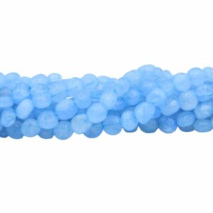 6 to 8mm Nugget Shape Bead - Aquamarine - 39cm Strand